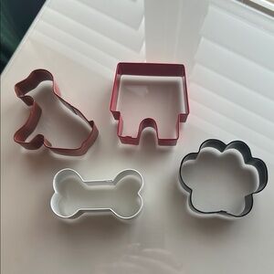 Set of 5 Cookie Cutters - Dog Theme